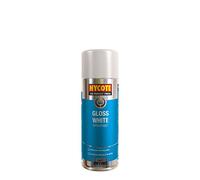 Hycote Colour Spray Paint XUK032 Gloss White 400ml x 2