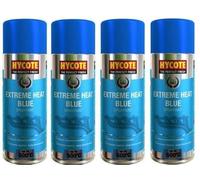Hycote Colour Spray Paint XUK1004 Blue Vht 400ml x 4
