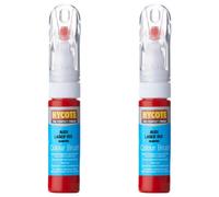 Hycote Colour Touch Up Brush Paint Audi Laser Red 12.5Ml Perfect Finish X2