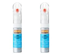 Hycote Colour Touch Up Brush Paint Bmw Arctic Silver (Metallic) 12.5Ml X2