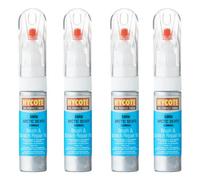 Hycote Colour Touch Up Brush Paint Bmw Arctic Silver (Metallic) 12.5Ml X4