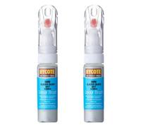 Hycote Colour Touch Up Brush Paint Bmw Glacier Silver (Metallic) 12.5Ml X2