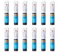 Hycote Colour Touch Up Brush Paint Ford Ash Black (Pearlescent) 12.5Ml X12