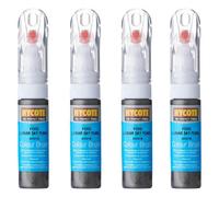 Hycote Colour Touch Up Brush Paint Ford Lunar Sky (Pearlescent) 12.5Ml X4