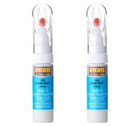 Hycote Colour Touch Up Brush Paint Kia Clear White 12.5Ml Perfect Finish X2
