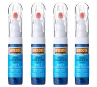 Hycote Colour Touch Up Brush Paint Peugeot Aegean Blue (Metallic) 12.5Ml X4