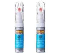 Hycote Colour Touch Up Brush Paint Xcad401 Audi Silver (Metallic) 12.5Ml X2