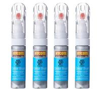 Hycote Colour Touch Up Brush Paint Xcad401 Audi Silver (Metallic) 12.5Ml X4