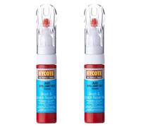 Hycote Colour Touch Up Brush Paint Xcad407 Audi Brilliant Red 12.5Ml X2