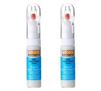 Hycote Colour Touch Up Brush Paint Xcad409 Audi Amalfi White 12.5Ml X2