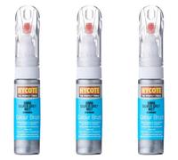 Hycote Colour Touch Up Brush Paint Xcbm406 Bmw Silver Grey (Metallic) 12.5Ml X3