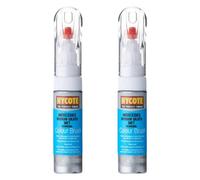 Hycote Colour Touch Up Brush Paint Xcmc605 Mercedes Iridium Silver 12.5Ml X2
