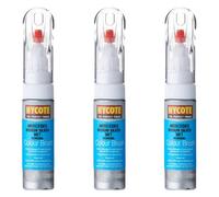Hycote Colour Touch Up Brush Paint Xcmc605 Mercedes Iridium Silver 12.5Ml X3