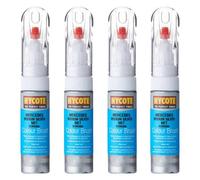 Hycote Colour Touch Up Brush Paint Xcmc605 Mercedes Iridium Silver 12.5Ml X4