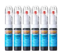 Hycote Colour Touch Up Brush Paint Xcvw612 Volkswagen Urano Grey 12.5Ml X6