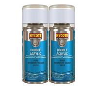 Hycote Double Acrylic Aerosol Car Spray Paint, Ford - Moondust Silver, 150 ml