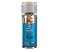 Hycote Double Acrylic Aerosol Car Spray Paint, Honda - Satin Silver, 150 ml