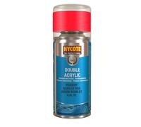 Hycote Double Acrylic Aerosol Car Spray Paint, Peugeot - Scarlett Red, 150 ml