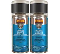 Hycote Double Acrylic Aerosol Car Spray Paint, Vauxhall - Carbon Flash, 150 ml (Pack of 2)