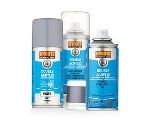 Hycote Double Acrylic Hyundai Steel Grey Paint 150ml + Grey Primer & Lacquer Kit