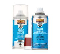 Hycote Double Acrylic Seat Emocion Red Spray Paint 150ml + Red Primer Kit
