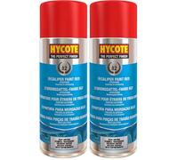 Hycote Fast Drying Aerosol Caliper Spray Paint, Red, 400 ml (Pack of 2)