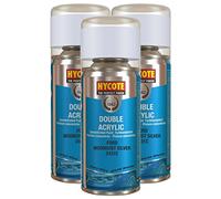 Hycote Ford Moondust Silver (Metallic) 150ml (Pack of 3)