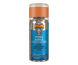 Hycote Ford Signal Orange Double Acrylic Spray Paint 150ml 150ml Orange