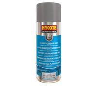 Hycote Grey Plastic Primer Spray Paint 400ml 400ml Grey/Silver