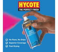 Hycote High Build Aerosol Car Spray Paint, Grey Plastic Primer, 400 ml