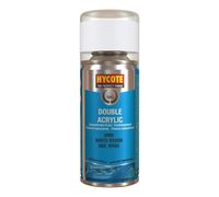 Hycote MINI White Silver Double Acrylic Spray Paint 150ml 150ml White