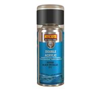Hycote Nissan Black Metallic Double Acrylic Spray Paint 150ml 150ml Black
