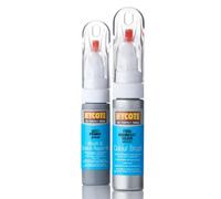 Hycote Paint Pen Brush Ford Moondust Silver Metallic 12.5Ml + Grey Primer Kit