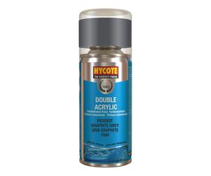 Hycote Peugeot Graphite Grey Metallic Double Acrylic Spray Paint 150ml 150ml Grey/Silver