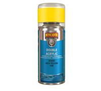 Hycote Rover Inca Yellow Double Acrylic Spray Paint 150ml 150ml Yellow/Gold