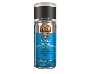 Hycote Vauxhall Carbon Flash Pearlescent Double Acrylic Spray Paint 150ml 150ml Black