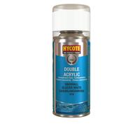 Hycote Vauxhall Glacier White Double Acrylic Spray Paint 150ml 150ml White