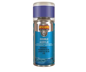 Hycote Vauxhall Rainbow Blue Double Acrylic Spray Paint 150ml 150ml Blue