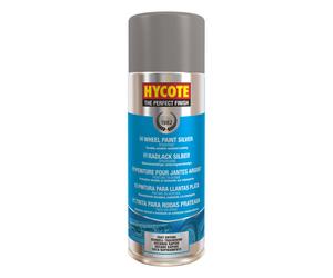 Hycote Wheel Spray Paint Silver 400ml 400ml Grey/Silver