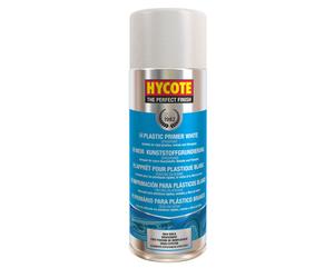 Hycote White Plastic Primer Spray Paint 400ml 400ml White