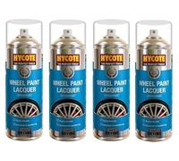 Hycote XUK405 Wheel Rim Paint Lacquer Aeroso Spray Paint 400ml X 4