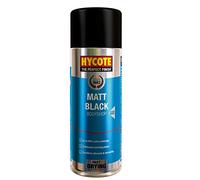 Hycote XUK430 Bodyshop Matt Black Spray Paint Aerosol Auto Car All-Purpose 400ml (1 Pack)