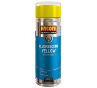 Hycote XUK472 Fluorescent Yellow Spray Paint Aerosol Auto Car All-Purpose 400ml (1 Pack)