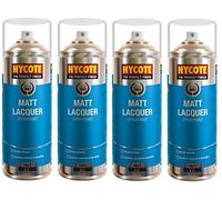 Hycote XUK993 Matt Lacquer Spray Paint 400ml X 4