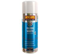 Hycote XUK999 Bodyshop Gloss White Spray Paint Aerosol Auto Car All-Purpose 400ml (6 Pack)