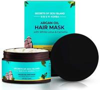hyd Korea.n Argan Oil Hair Mask For Dry & Frizzy Hair With White Lotus And Camellia | Hair Mask For Smoothening Hair, Deep Conditioning And Hair Fall Control | For Men & Women | 200Ml, 1 Count