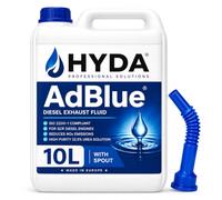 HYDA AdBlue 10 Litres Ad Blue Diesel Exhaust Fluid DEF ISO 22241 for Diesel Cars Vans Trucks Commercial Vehicles High Purity Urea Solution Easy Pour Spout Included