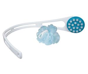 Hydas Easy Back Cream Plus 50th Anniversary Edition with Shower Sponge Handle: 67.5 cm Head Diameter: Approx. 8.8 cm