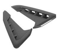 HYDBCNP Car Mudguard Side Wing Trim Replacement Fit For X4 G02 2018+ Body Side Air Vent Trim Cover Car Side Fender Vent Air Flow Spoile(Carbon fiber)