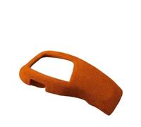 HYDBCNP Speed Gear Stick Cover Car Gear Shift Knob Cover Protector Fit for BMW 1/2/3/4/5/6 Series/X3/X4/X5/X6 2010-2019 Suede Modified Gear Top Sticker Rotary Gear Shift Knob(Orange)